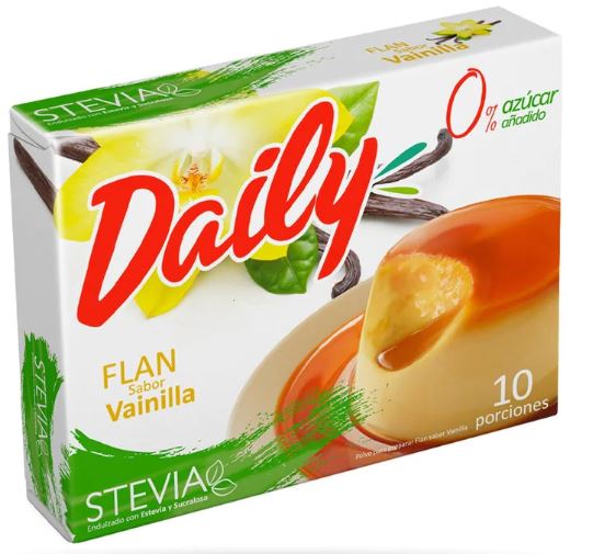Flan Daily Vainilla 0% Azúcar 20grs