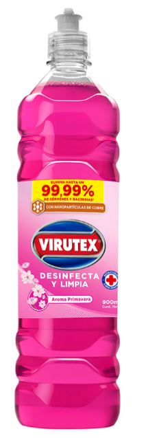 Limpiapisos Virutex Desinfectante Primavera 900ml