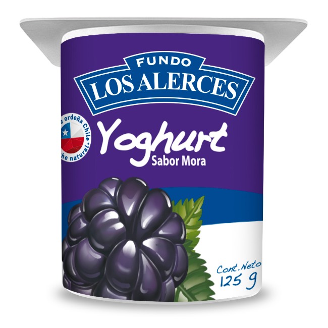 Yoghurt Los Alerces Mora 125 g
